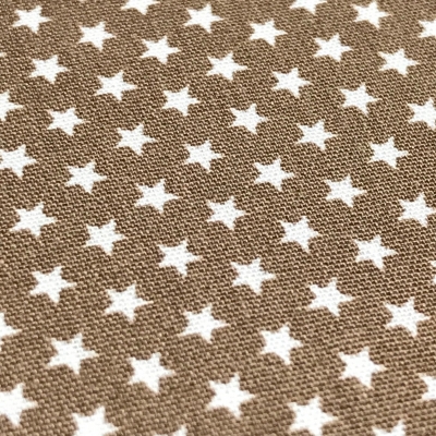 Baumwolle | mini Stars | Taupe